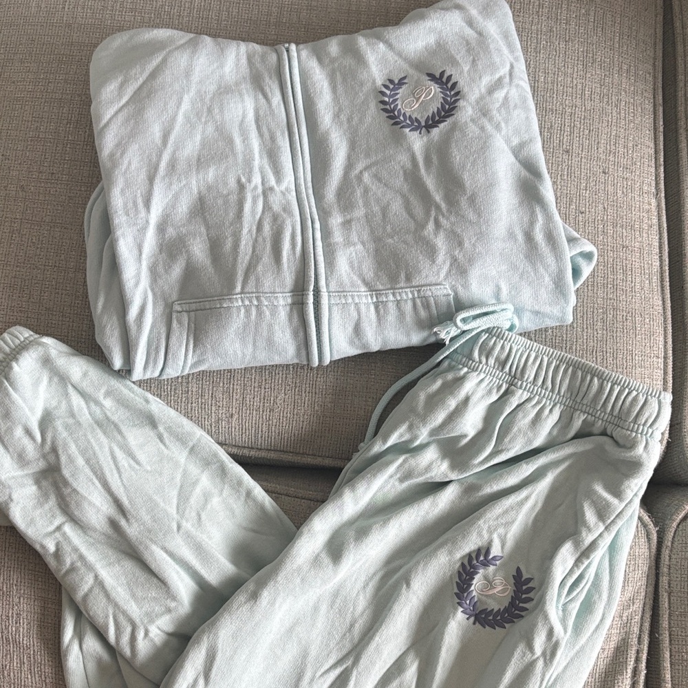 Victoria Secret PINK Light Blue Tracksuit